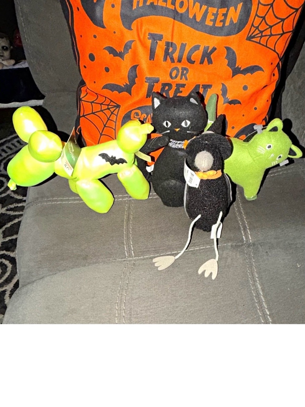 Halloween assorted Plush Toy Set - Green and Black 🎃